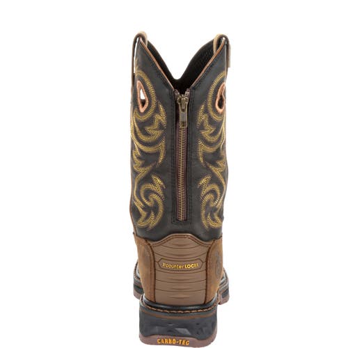 Georgia Boot Waterproof Carbotec Lt Pullon Work Boot In Brown