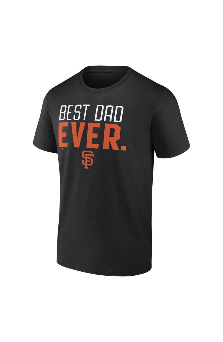 PROFILE Men's Black San Francisco Giants Big & Tall Best Dad T-Shirt, Alternate, color, Black
