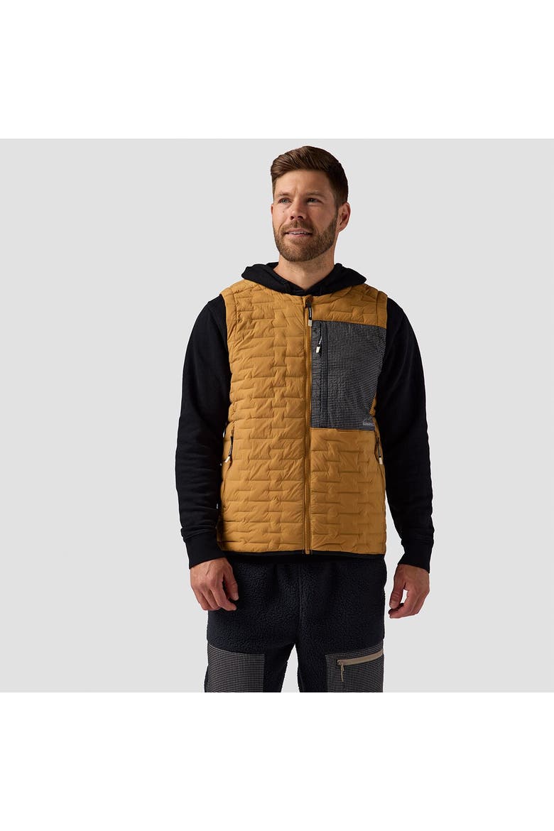 Peale Primaloft Stitch-Free Baffle Stretch Vest - Men's, Main, color, Bistre