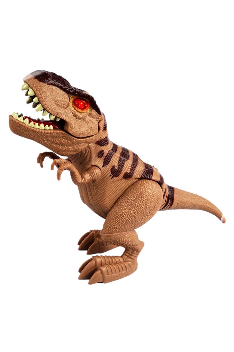 Multi Action Trex Light & Sounds, Children's Play Figurine, Ages 3+, Main, color, Brown