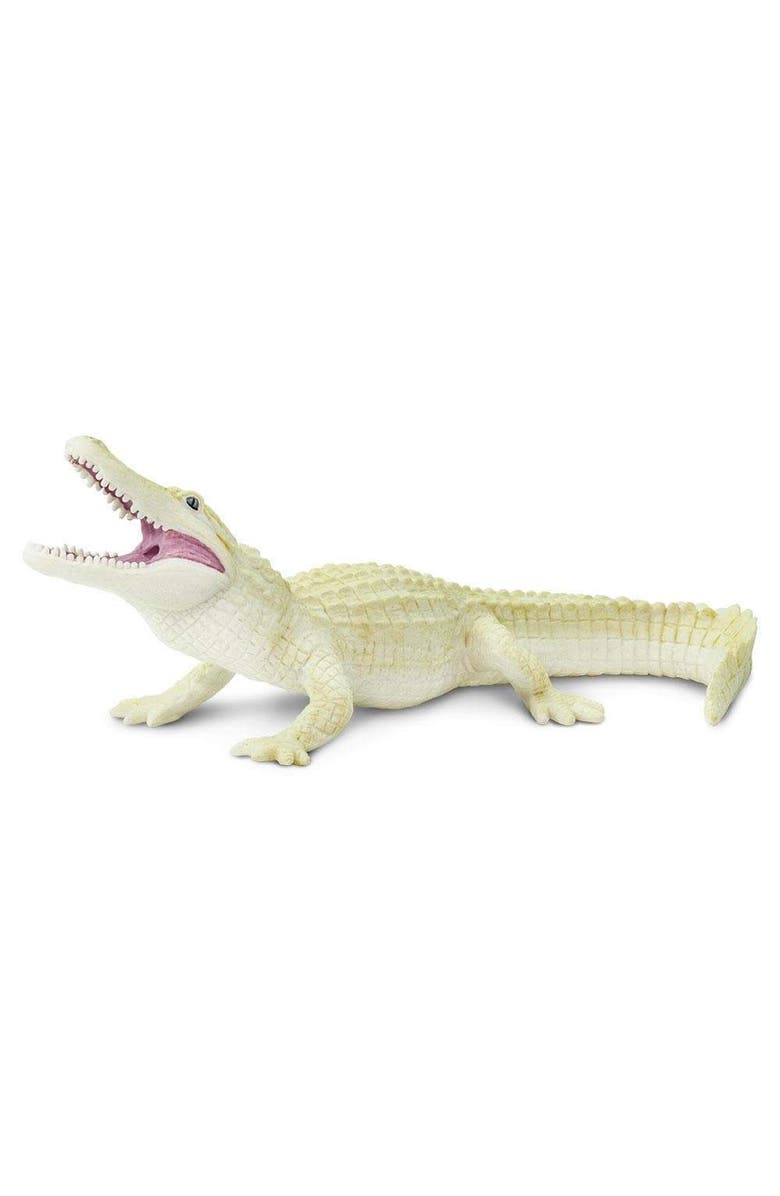 Safari Ltd. White Alligator Kids Toy Figure, Main, color, NO COLOR