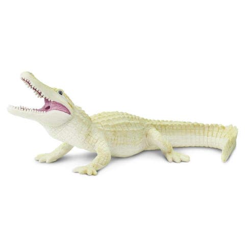 White Alligator Kids Toy Figure