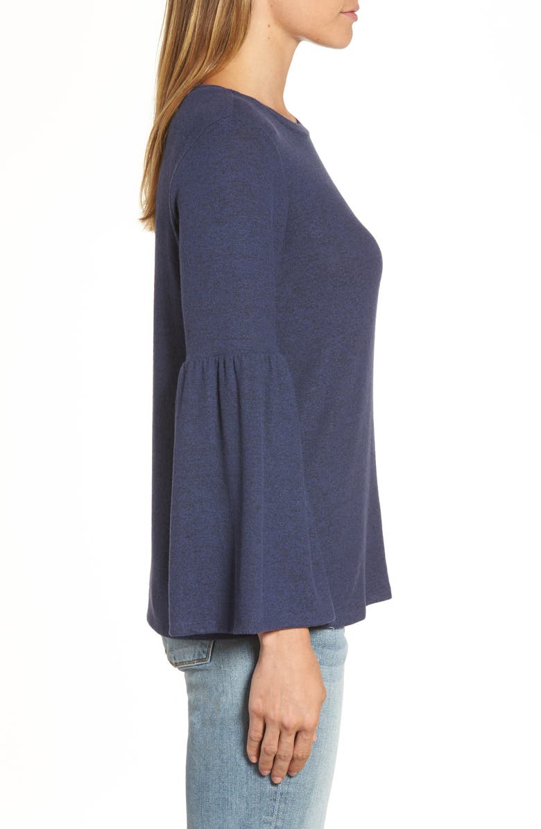 GIBSONLOOK Gibson Bell Sleeve Cozy Fleece Pullover, Alternate, color,