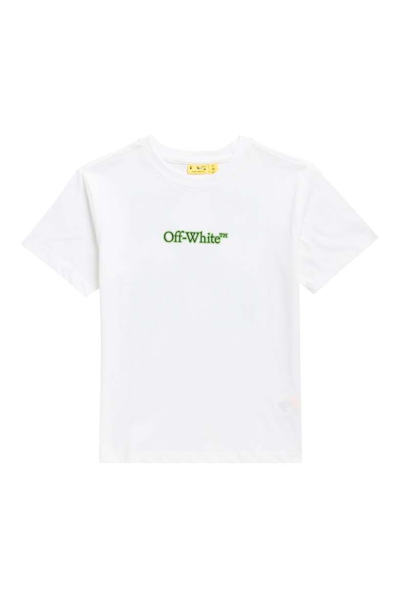 Kids' Glow in the Dark Arrow T-Shirt, Main, color, WHITE