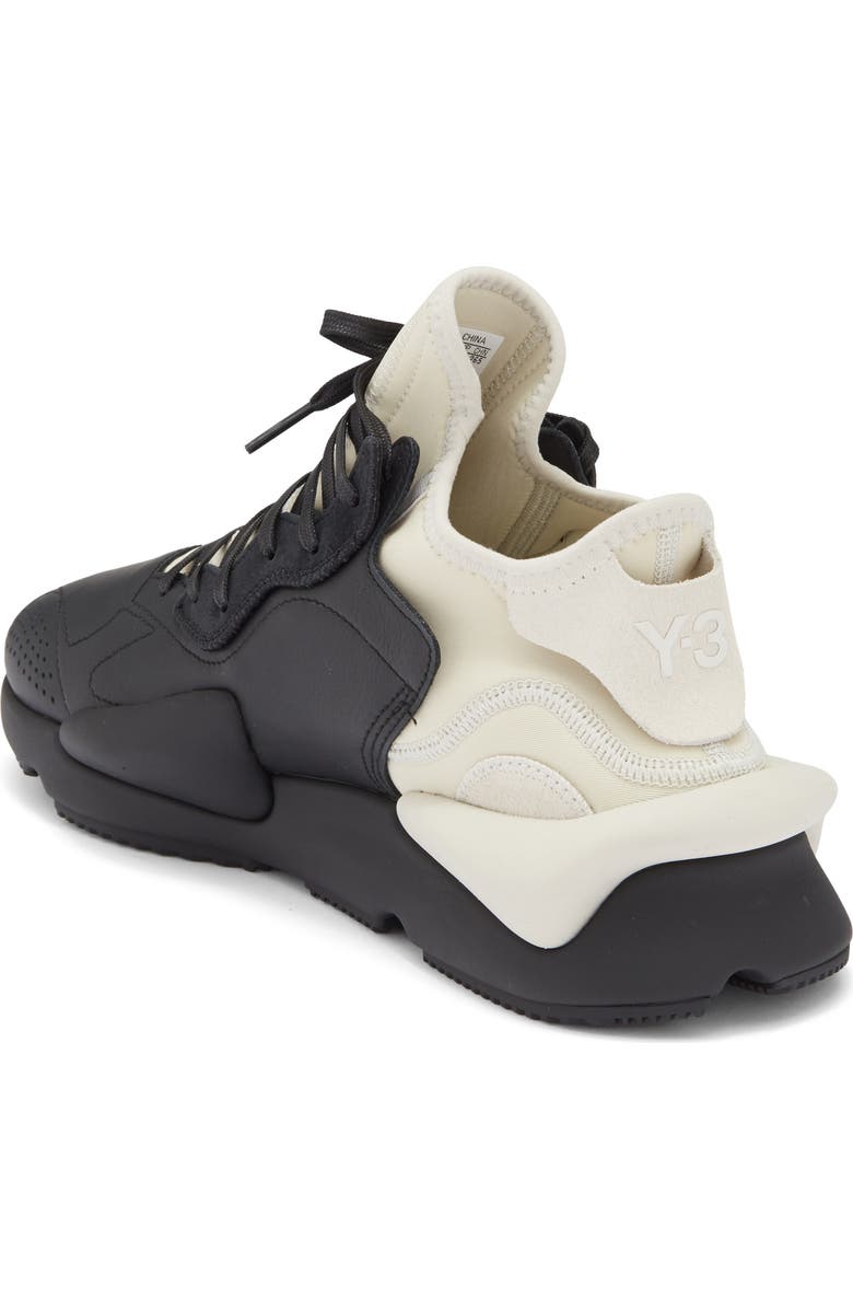 adidas Y-3 Kaiwa Sneaker, Alternate, color, Black/ Black/ Talc