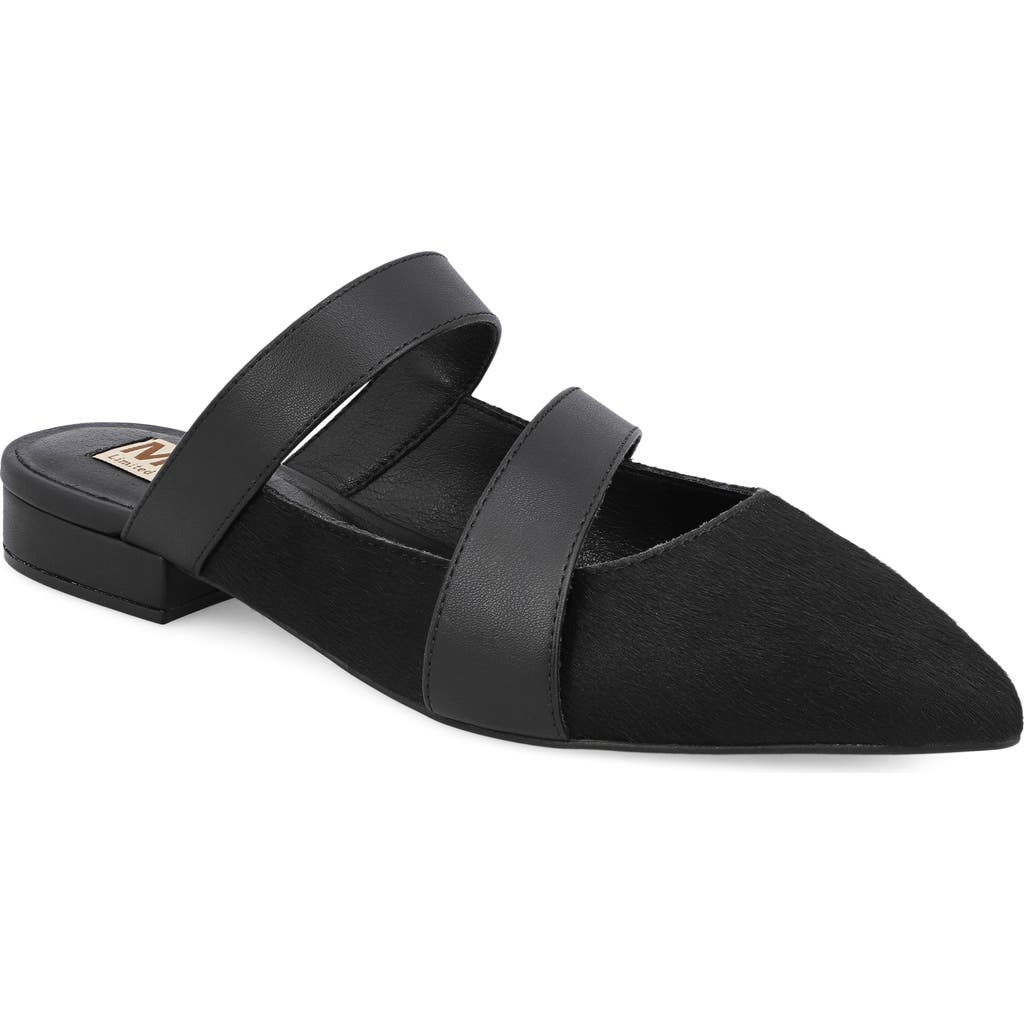 Mia Abie Pointed Toe Mule In Animal Print