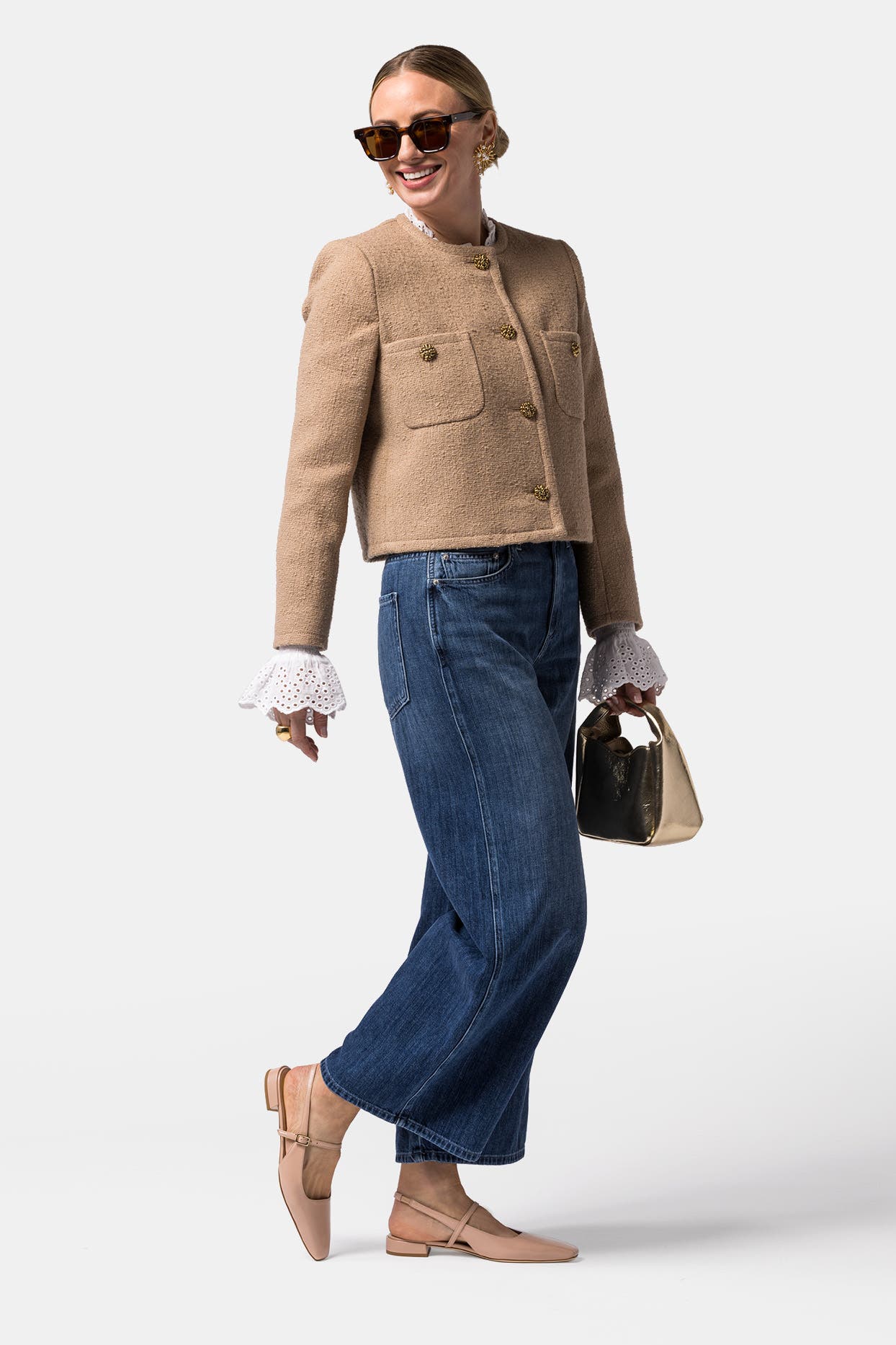 BELLS & BECKS Tina Mary Jane Slingback Flat, Alternate, color, Blush