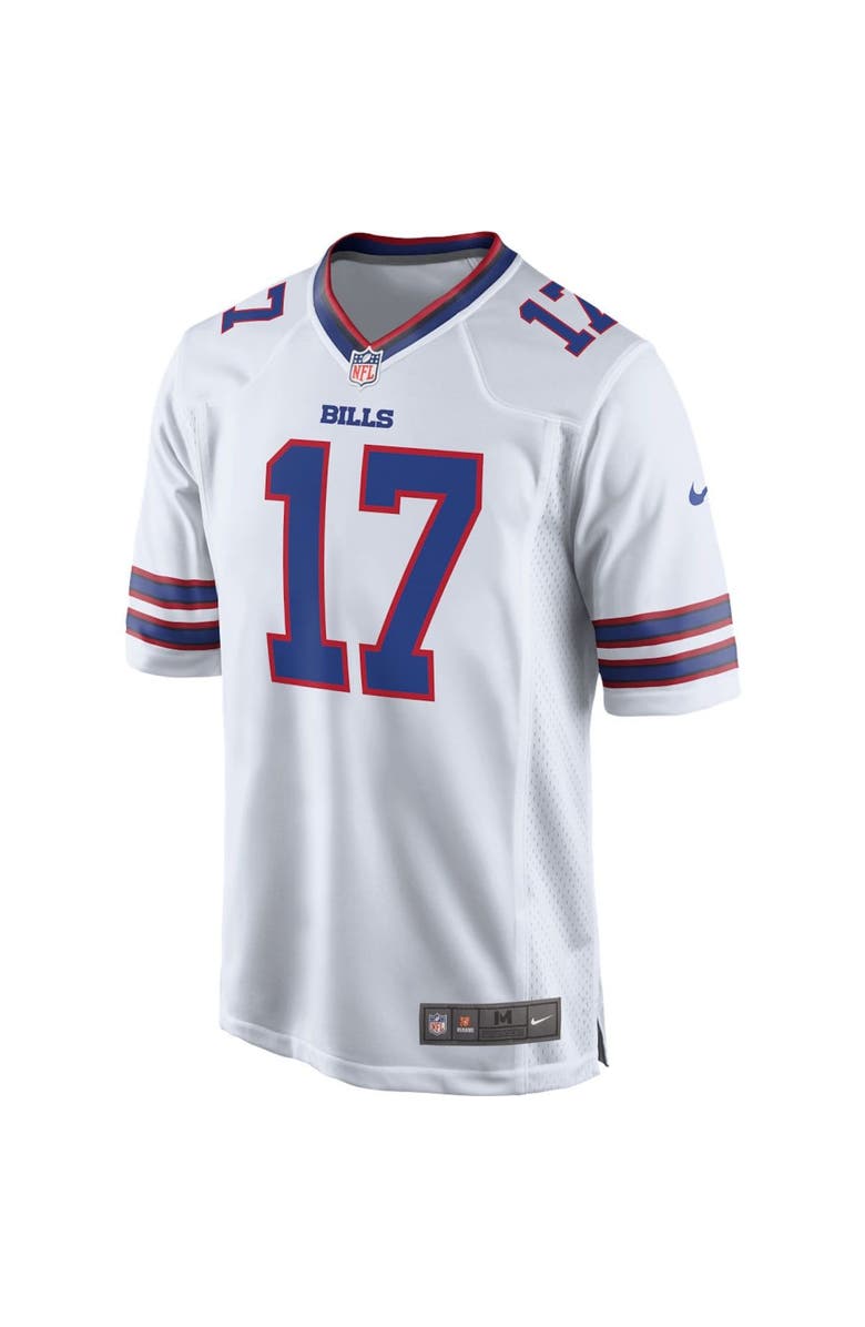 Nike Men's Nike Josh Allen White Buffalo Bills Game Player Jersey, Alternate, color,