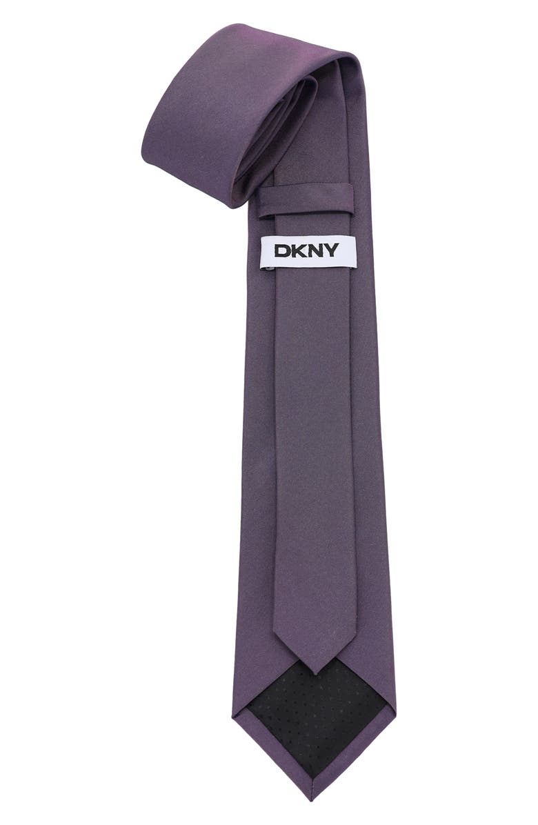 DKNY Iridescent Solid Tie, Alternate, color, 