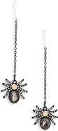 Leith Spider Linear Drop Earrings