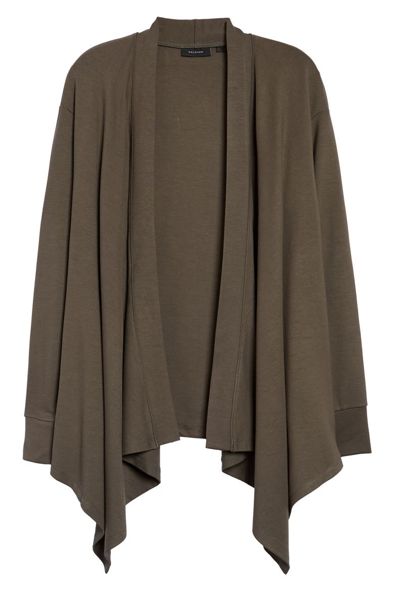 Waterfall Cardigan, Main, color, OLIVE