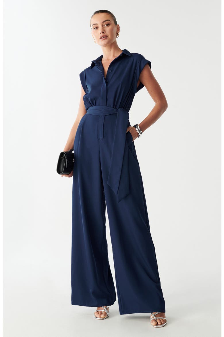 Kobe Jumpsuit, Main, color, Navy Blue