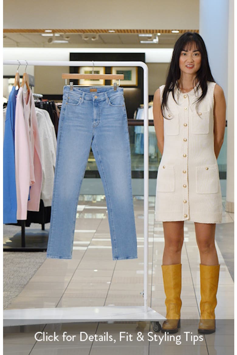 The Dazzler Mid Rise Slim Straight Leg Jeans video