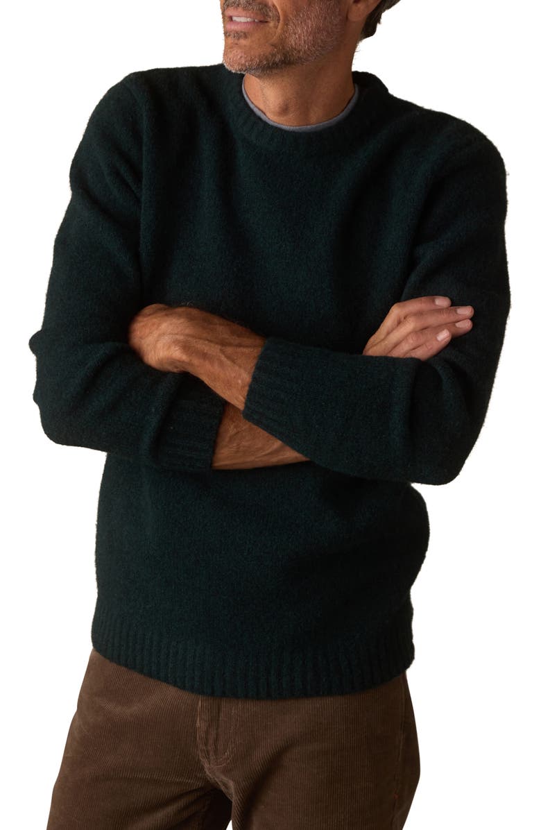 The Normal Brand Homebound Crewneck Sweater, Main, color, Dark Sea