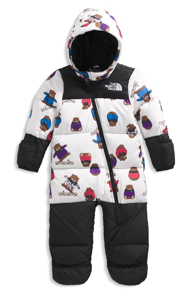 The North Face 1996 Retro Nuptse<sup>®</sup> 700 Fill Power Down Bunting, Main, color, Tnf White Nuptse Bears Print