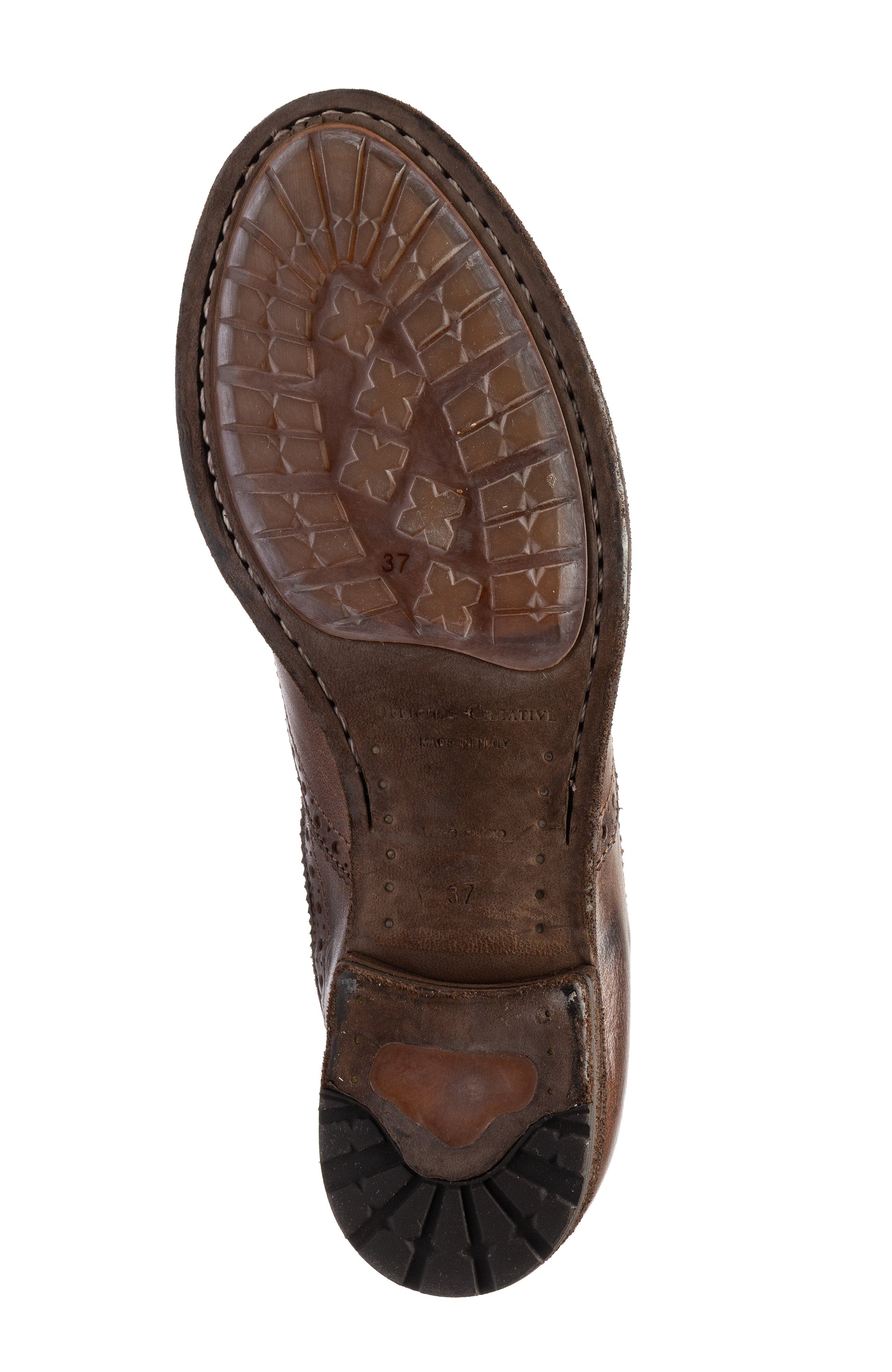 Officine Creative Lexikon 151 Leather Chelsea Boots, Alternate, color, Brown