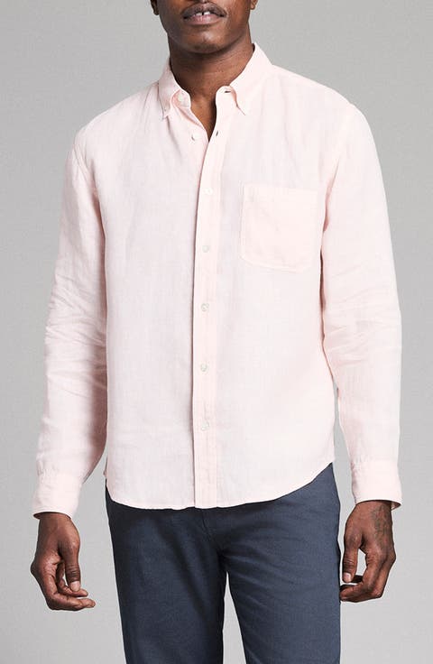 Tuscumbia Linen Button-Down Shirt