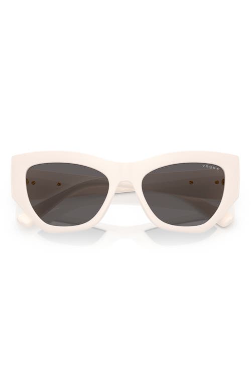 Vogue 53mm Irregular Sunglasses In Black White