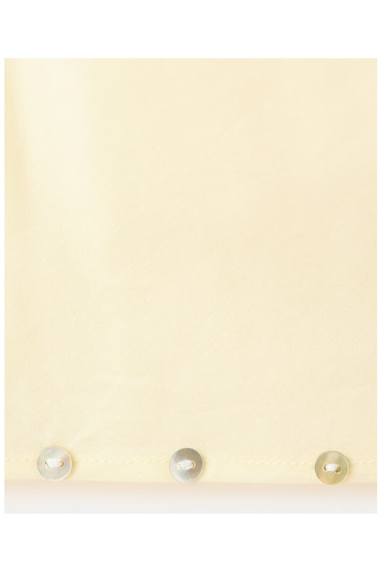Button Trim Halter Cotton Top, Alternate, color, PASTEL YELLOW