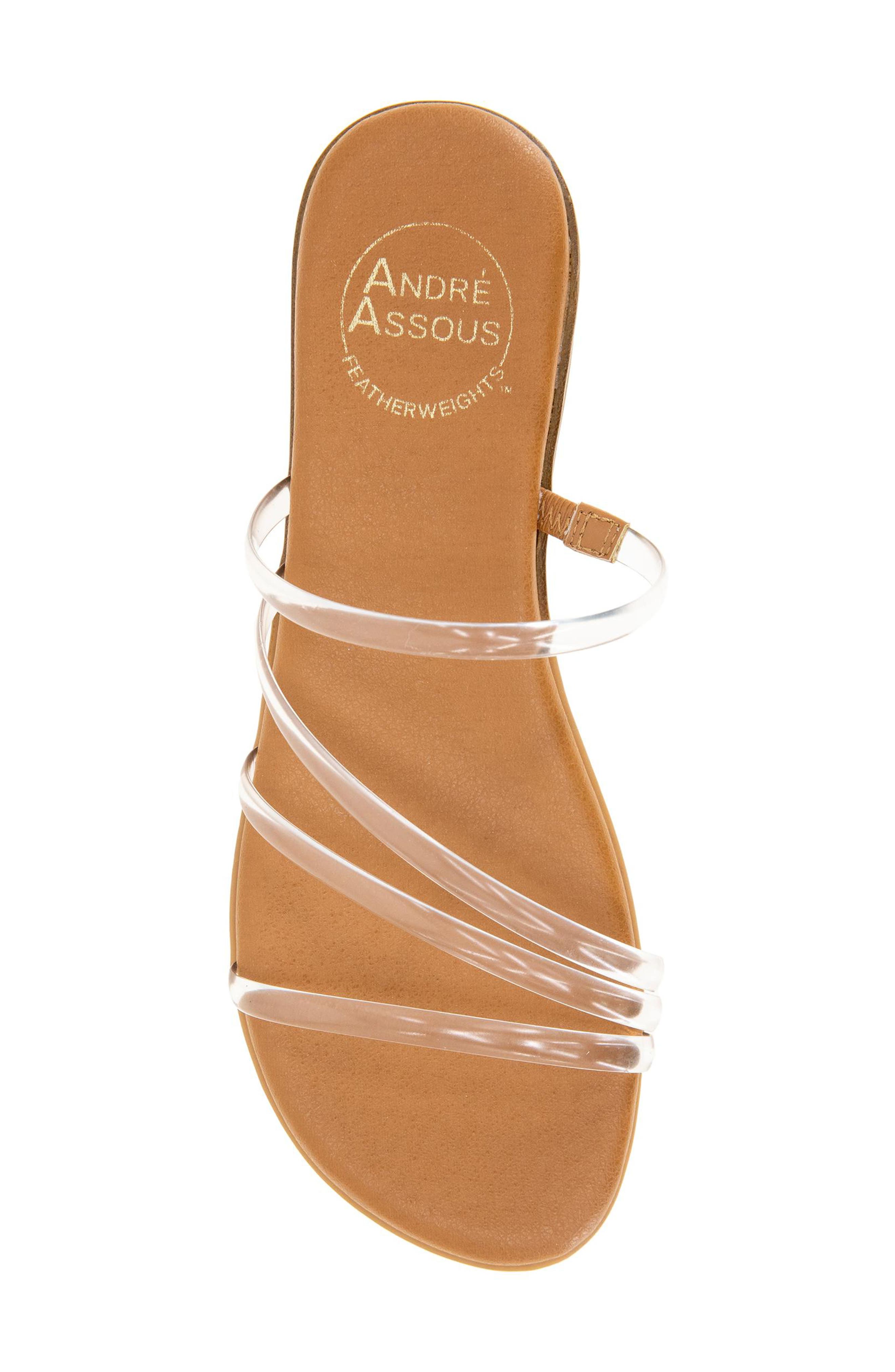 André Assous Nolan Sandal, Alternate, color, Clear
