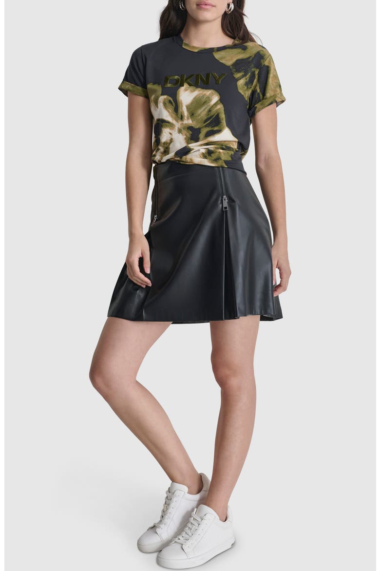 Logo Print Stretch Cotton Graphic T-Shirt, Alternate, color, EXPLODED PHOTO FLORAL