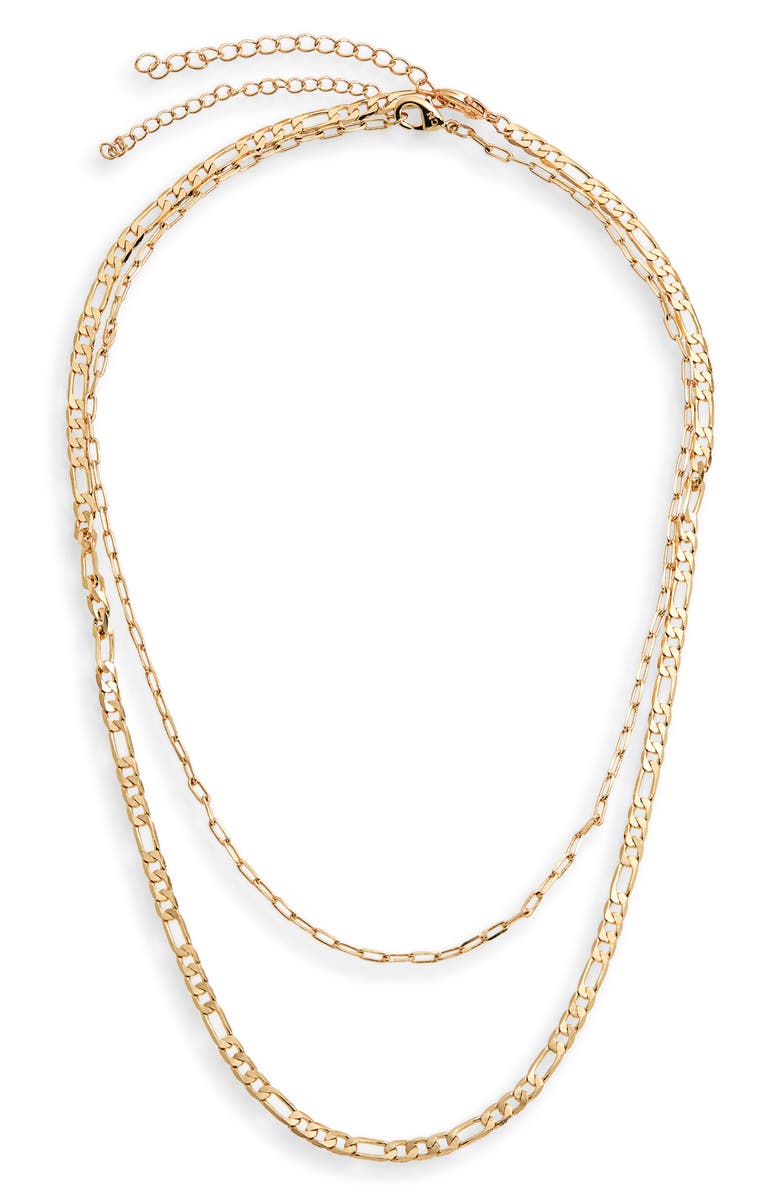 NORDSTROM RACK 2-Pack Assorted Chain Necklaces, Main, color,
