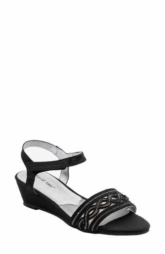 David Tate Indigo Wedge Sandal