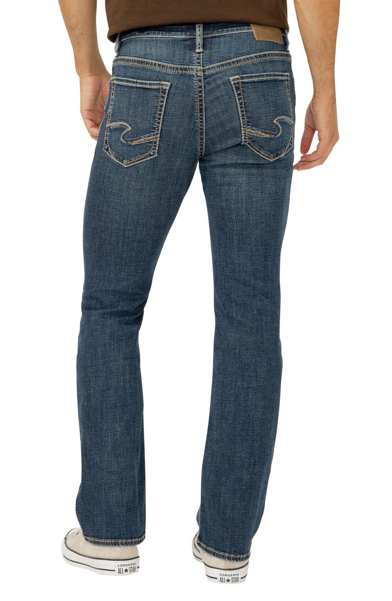 Silver Jeans Co. Jace Slim Bootcut Jeans, Alternate, color, Castillo