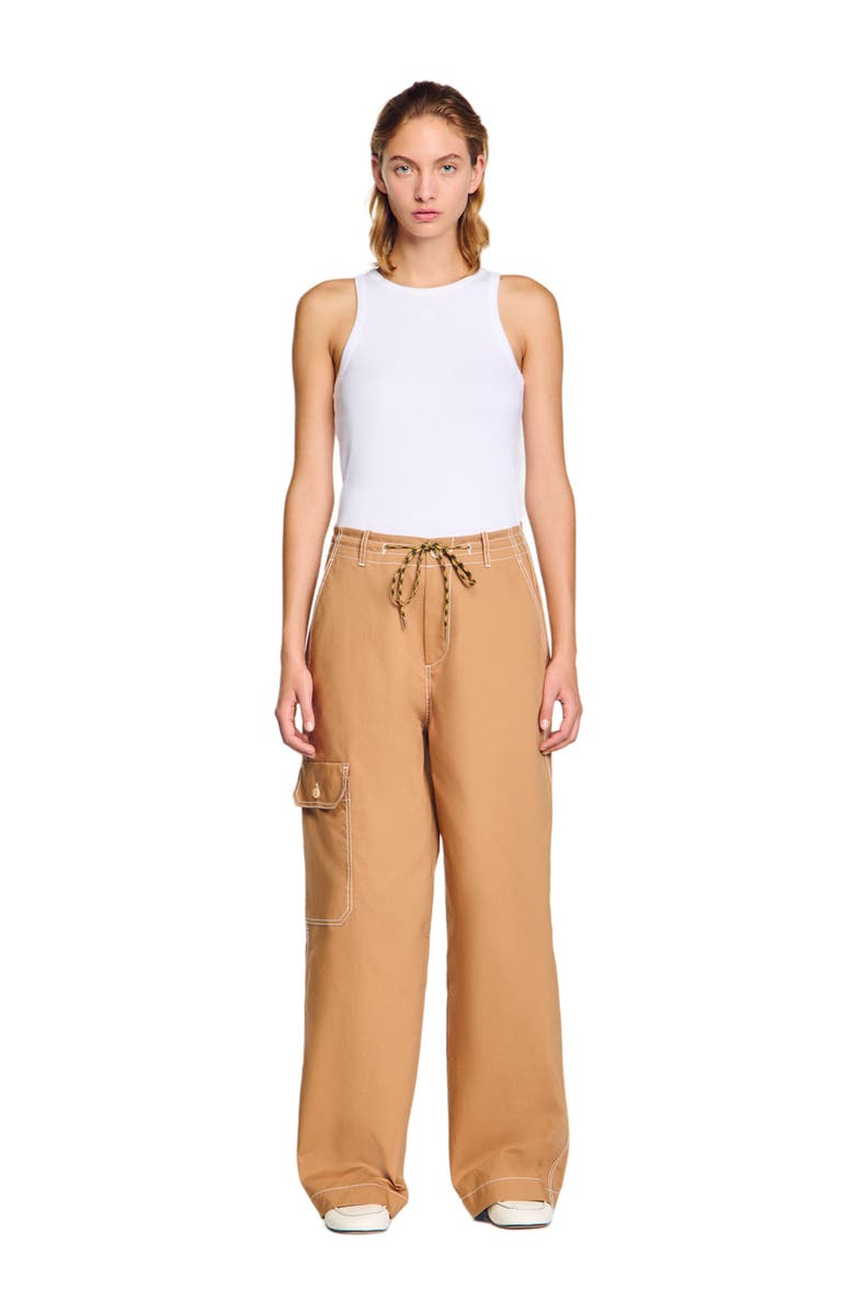 SANDRO Cargo trousers, Alternate, color, 