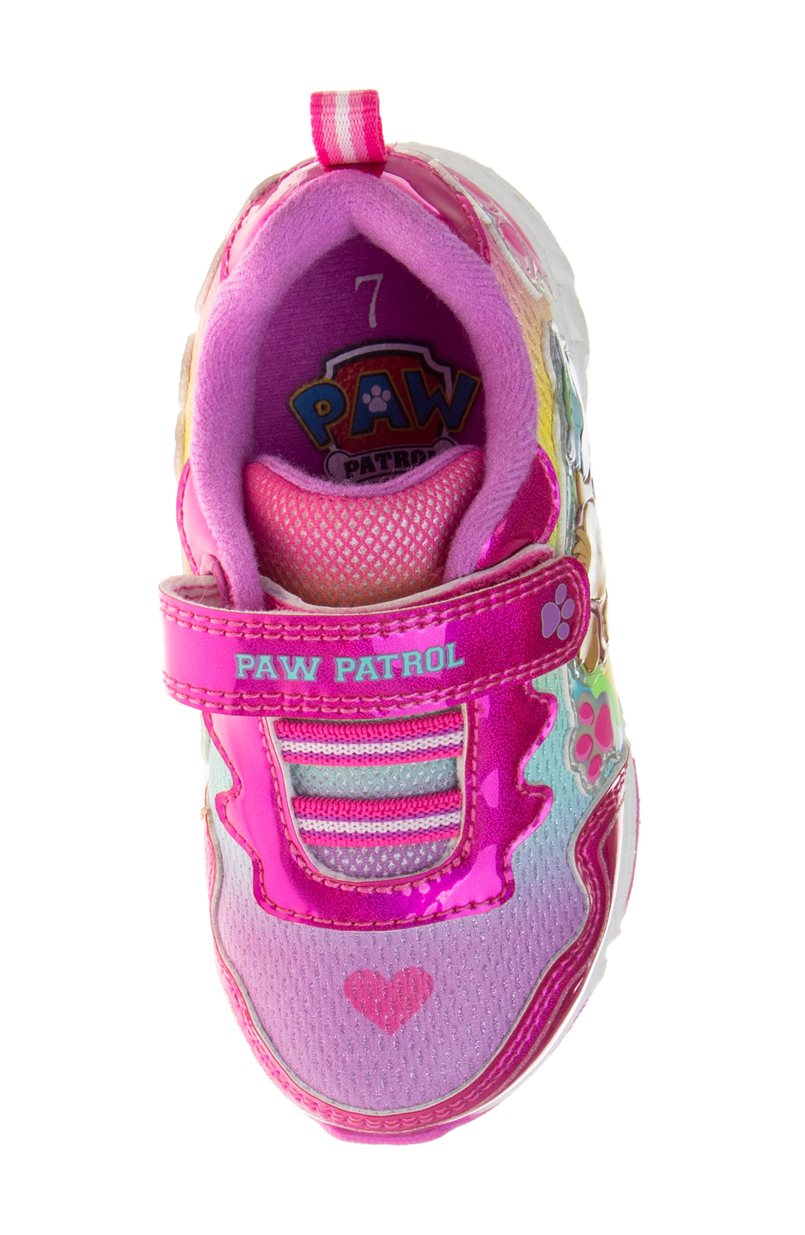 JOSMO Kids' Nickelodean Paw Patrol Sneaker, Alternate, color, Fuchsia /Purple