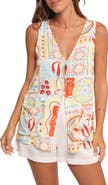 Petal & Pup Ariala Cucina Print Sleeveless Tunic