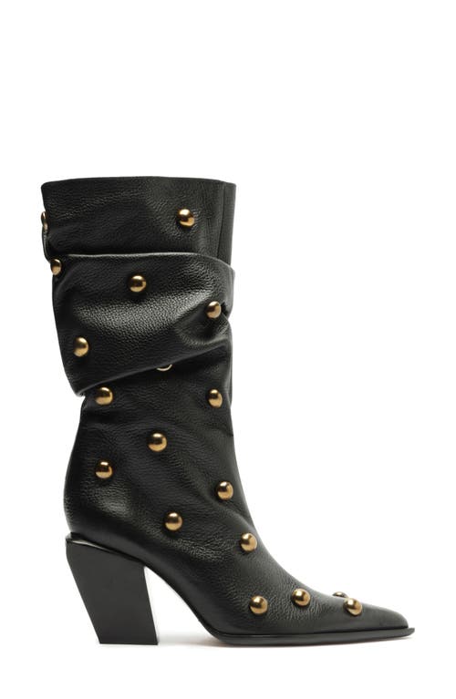 Schutz Tulsa Stud Pointed Toe Boot In Multi