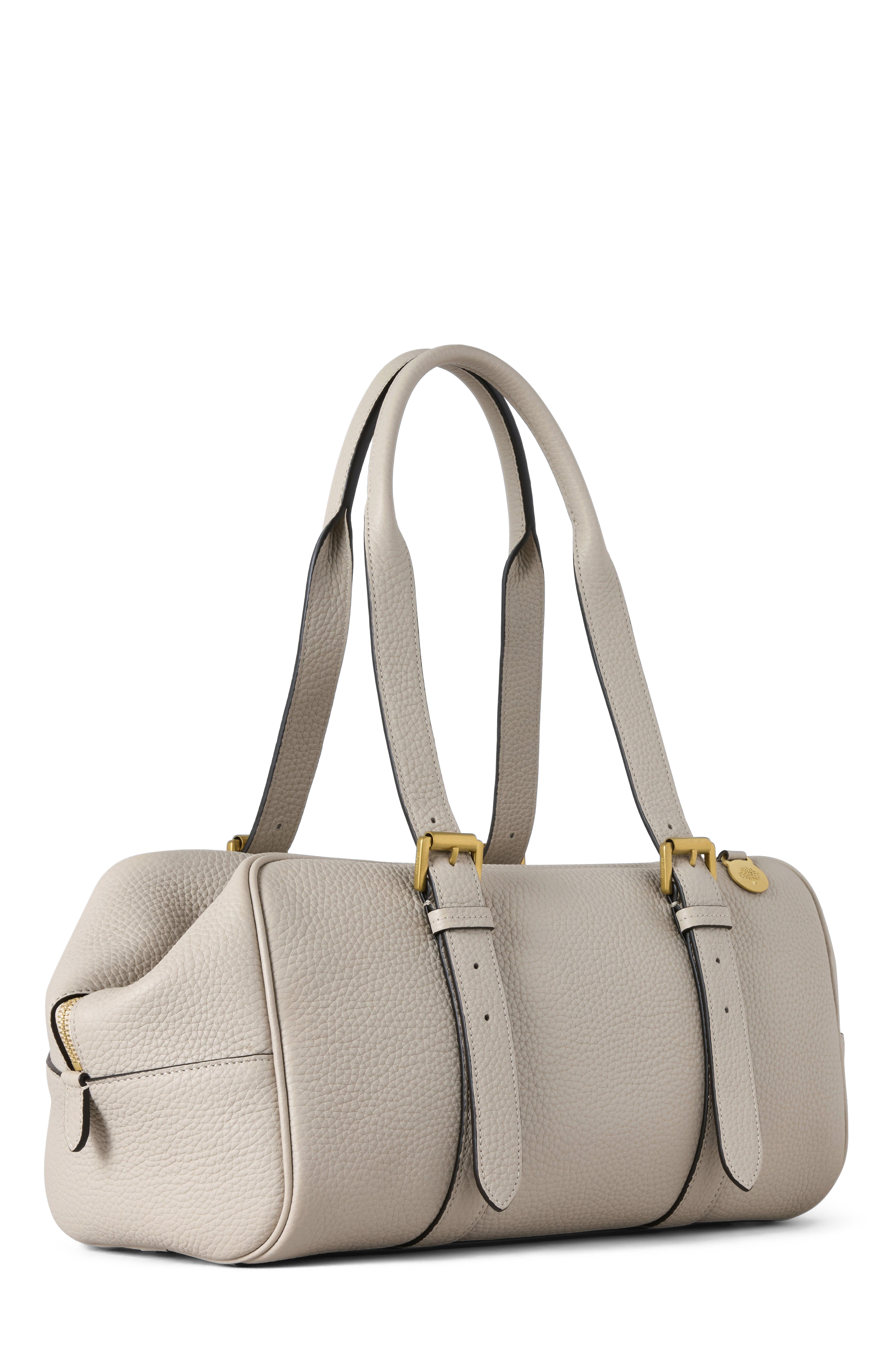 Mulberry Boston Shoulder Bag, Alternate, color, Chalk