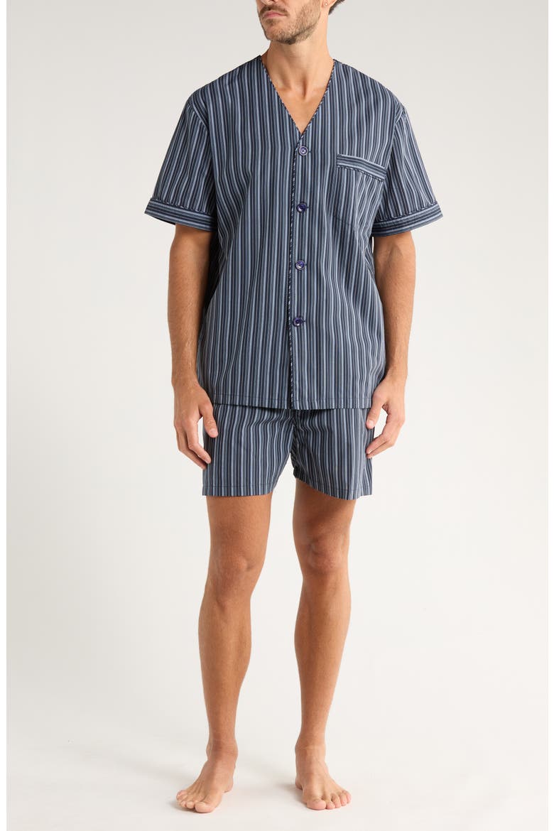 Breeze Short Pajamas, Main, color, NAVY