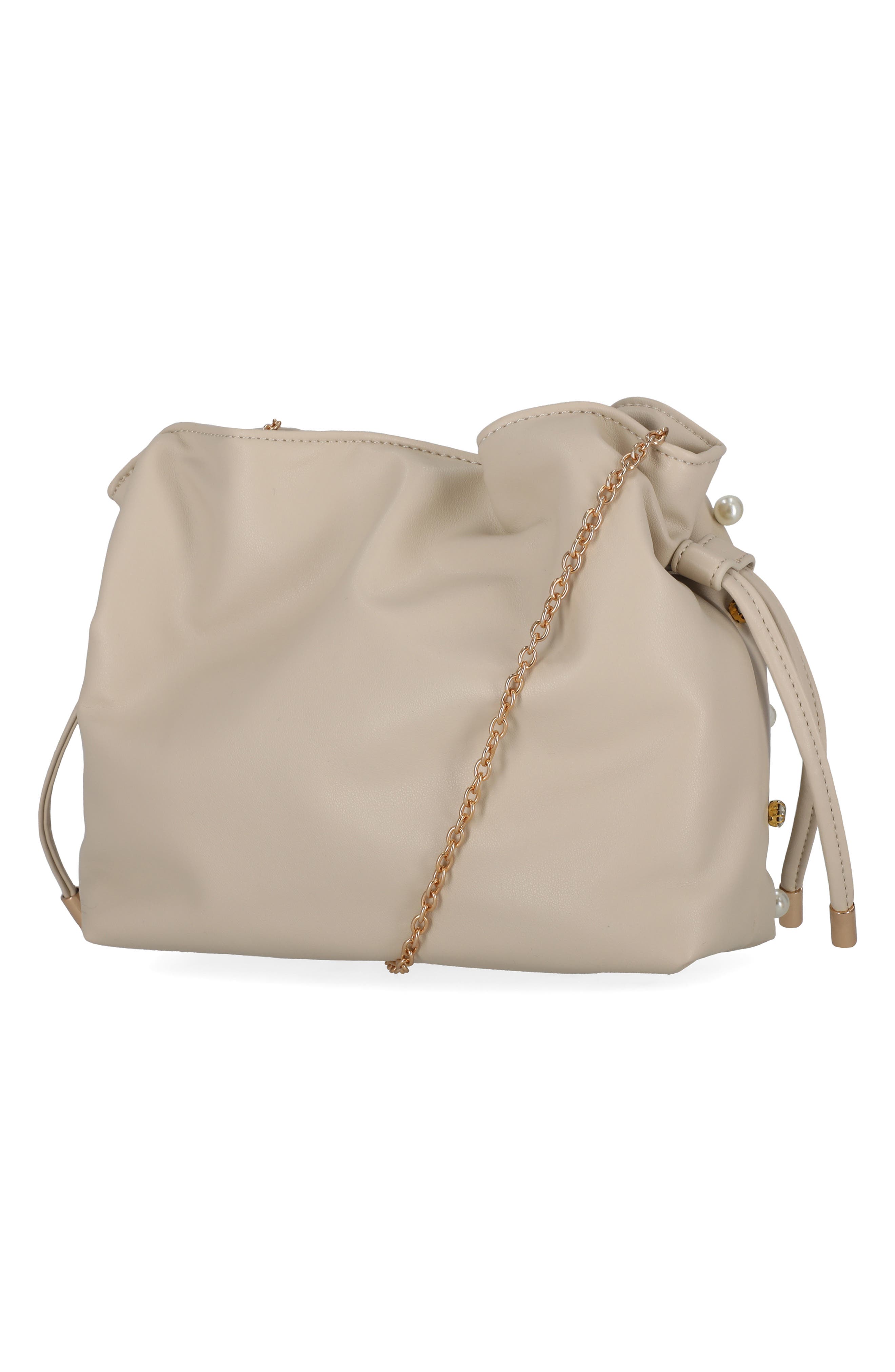 Luca Studded Drawstring Big, Alternate, color, BONE