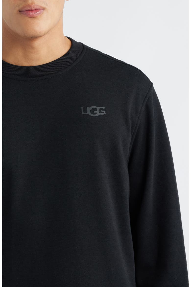Nyles Relaxed Sweatshirt, Alternate, color, BLACK