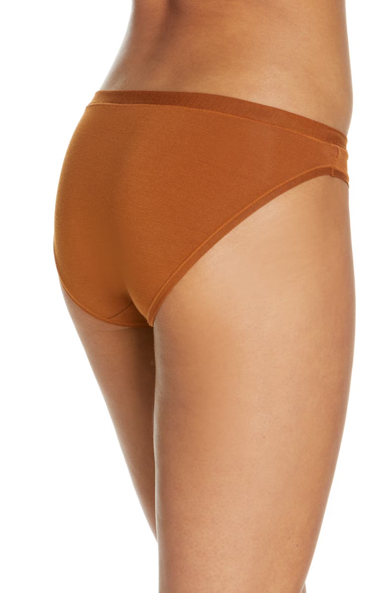 Madewell Softest Stretch Modal Bikini, Alternate, color, 