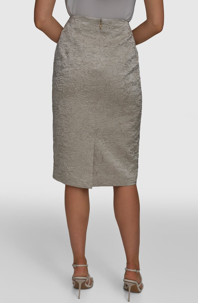 Donna Karan New York Crinkled Satin Pencil Skirt, Alternate, color,