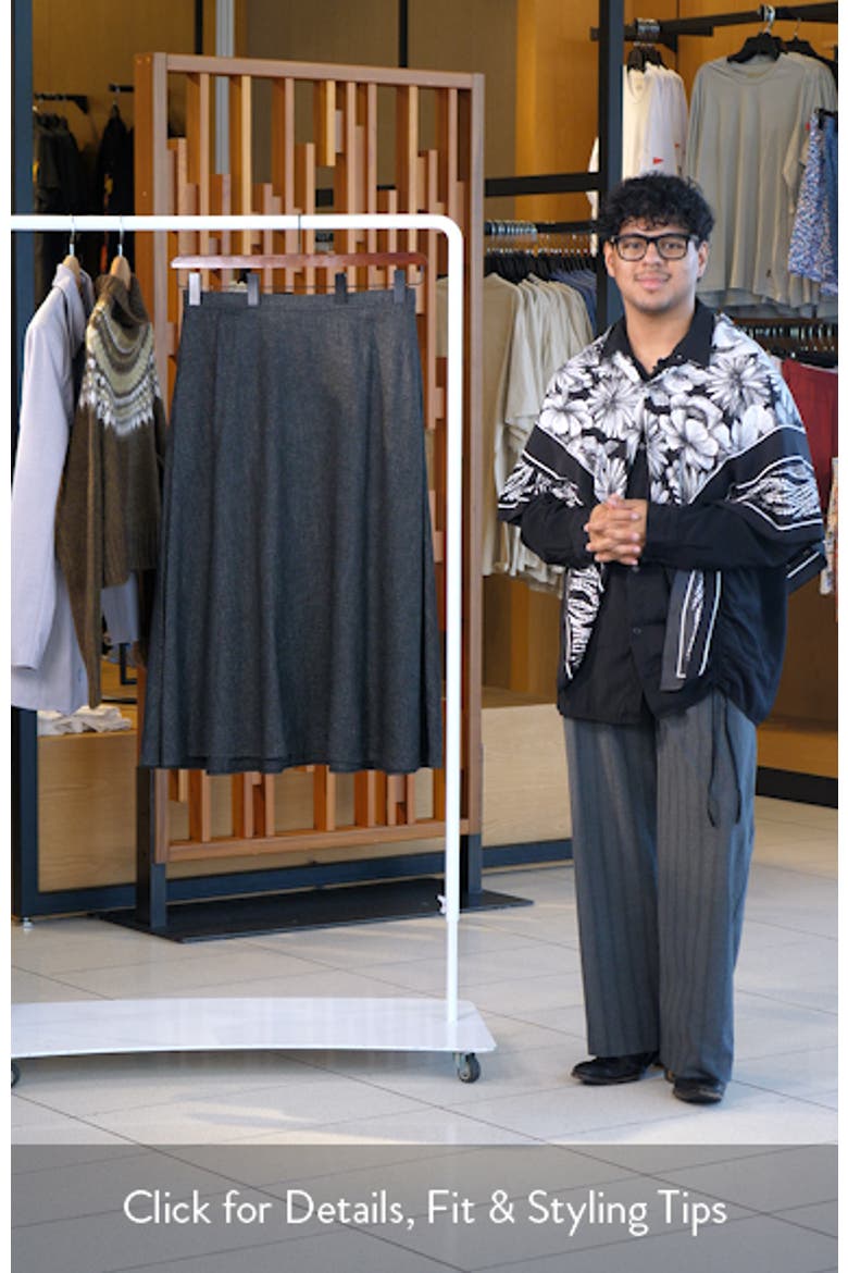 Jaspe Midi A-Line Skirt video