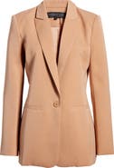 Endless Rose Tailored Single Button Blazer
