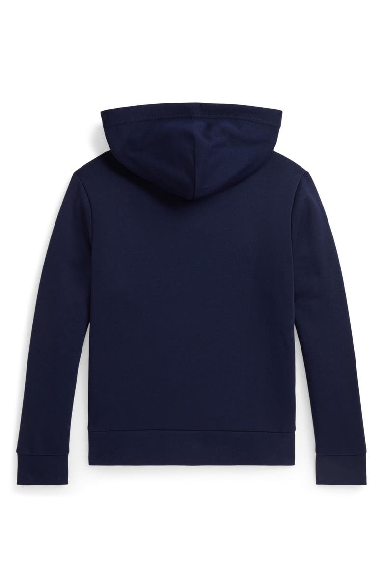 Polo Ralph Lauren Kids' Logo Patch Hoodie, Alternate, color, Refined Navy