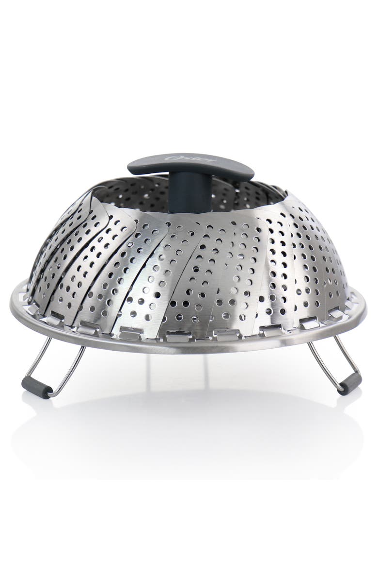 OSTER Bluemarine Expandable Stainless Steel Steamer Basket, Alternate, color, Silver