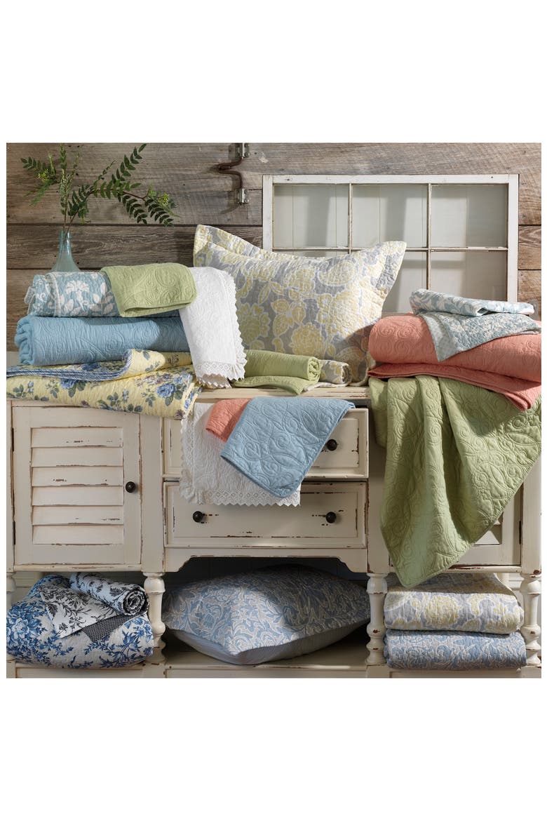 Ruffle Garden Set of 2 Shams, Alternate, color, CREAM MULTI