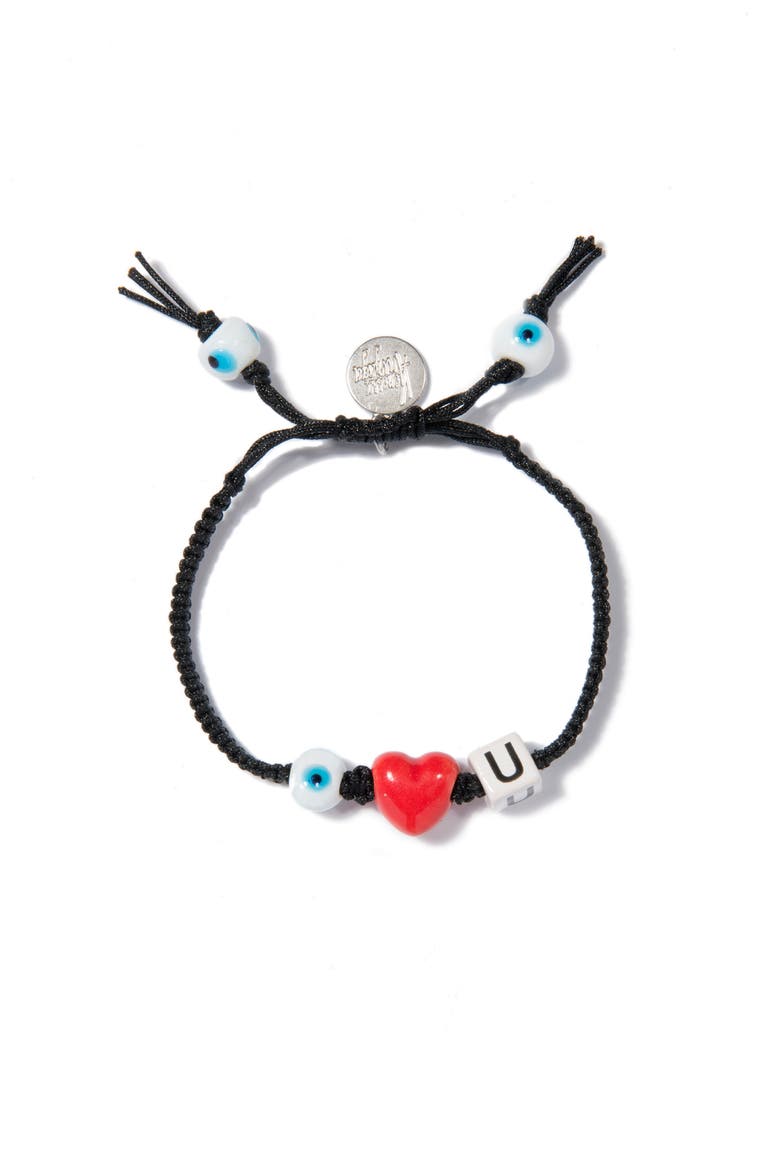Te Quiero Bracelet, Main, color, Black