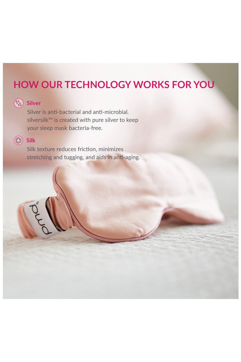 silversilk™ Sleep Mask, Alternate, color, ROSE