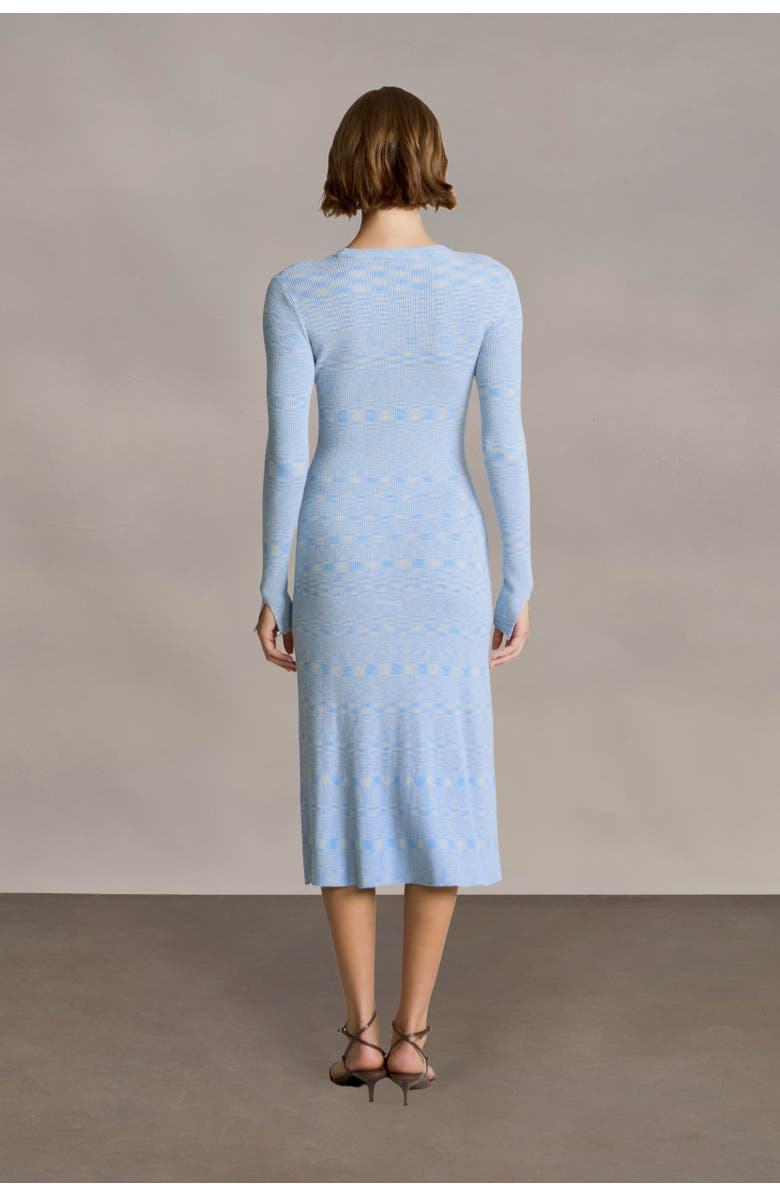 AMUR Myella Knit Dress, Alternate, color, Arctic Breeze