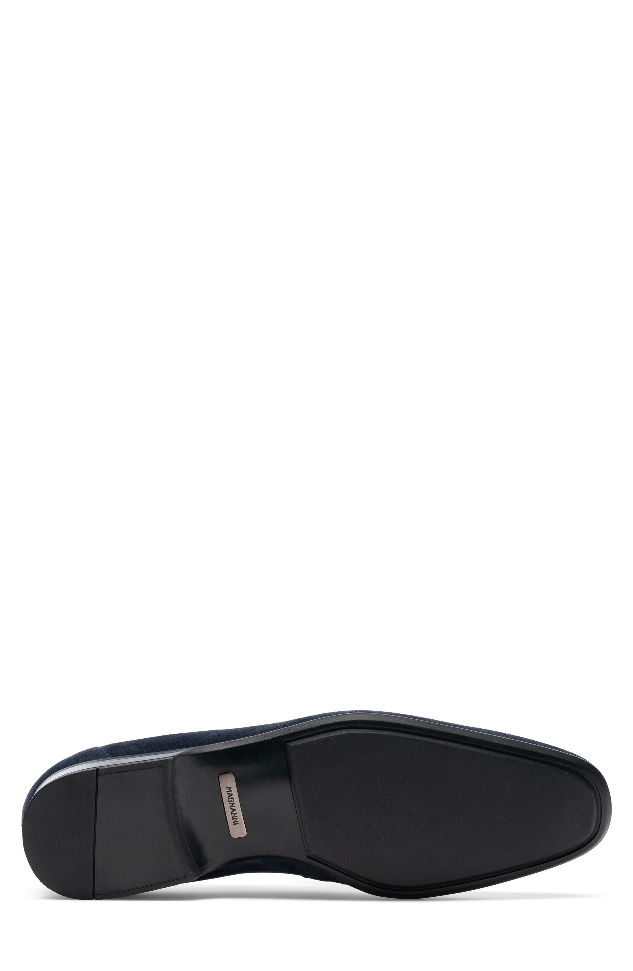 'Lino' Loafer, Alternate, color, NAVY SUEDE