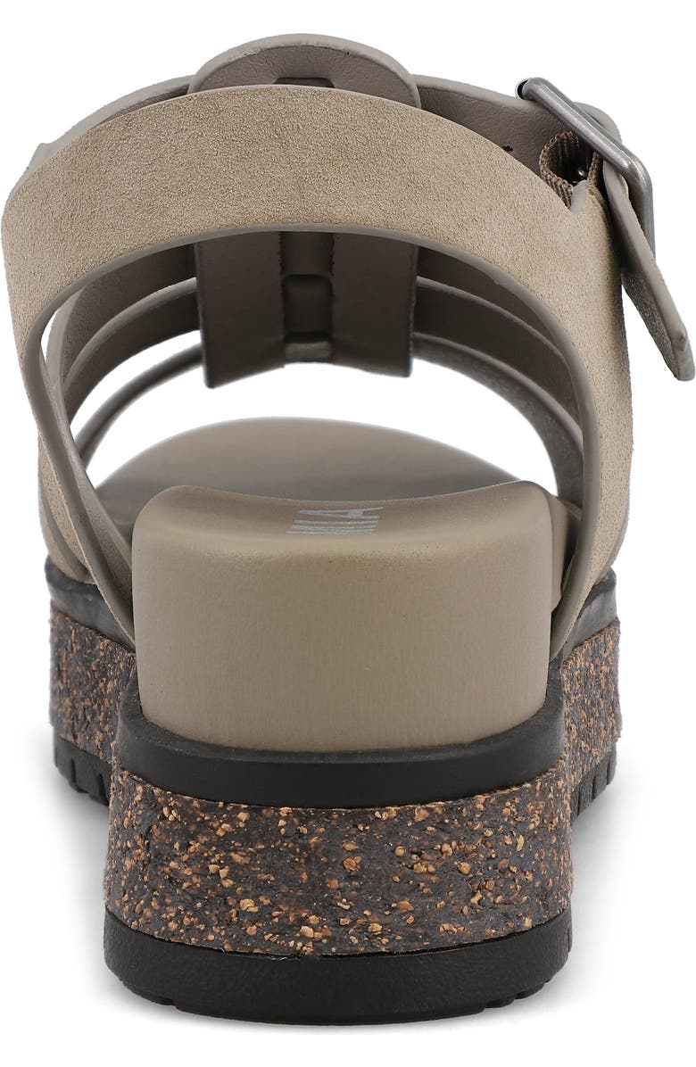 MIA Kaja Platform Fisherman Sandal, Alternate, color, Taupe