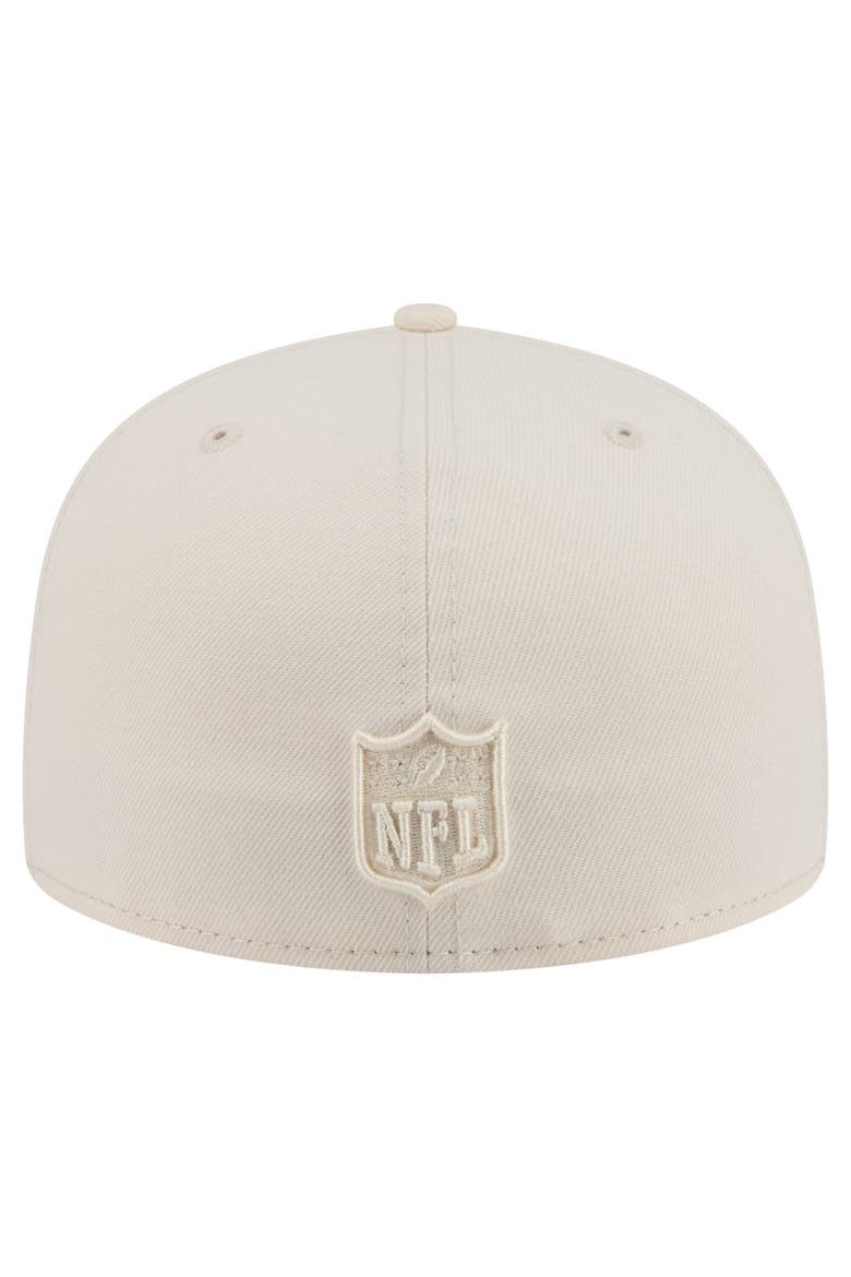 Men's New Era Cream Tampa Bay Buccaneers Color Pack 59FIFTY Fitted Hat, Alternate, color, Cream
