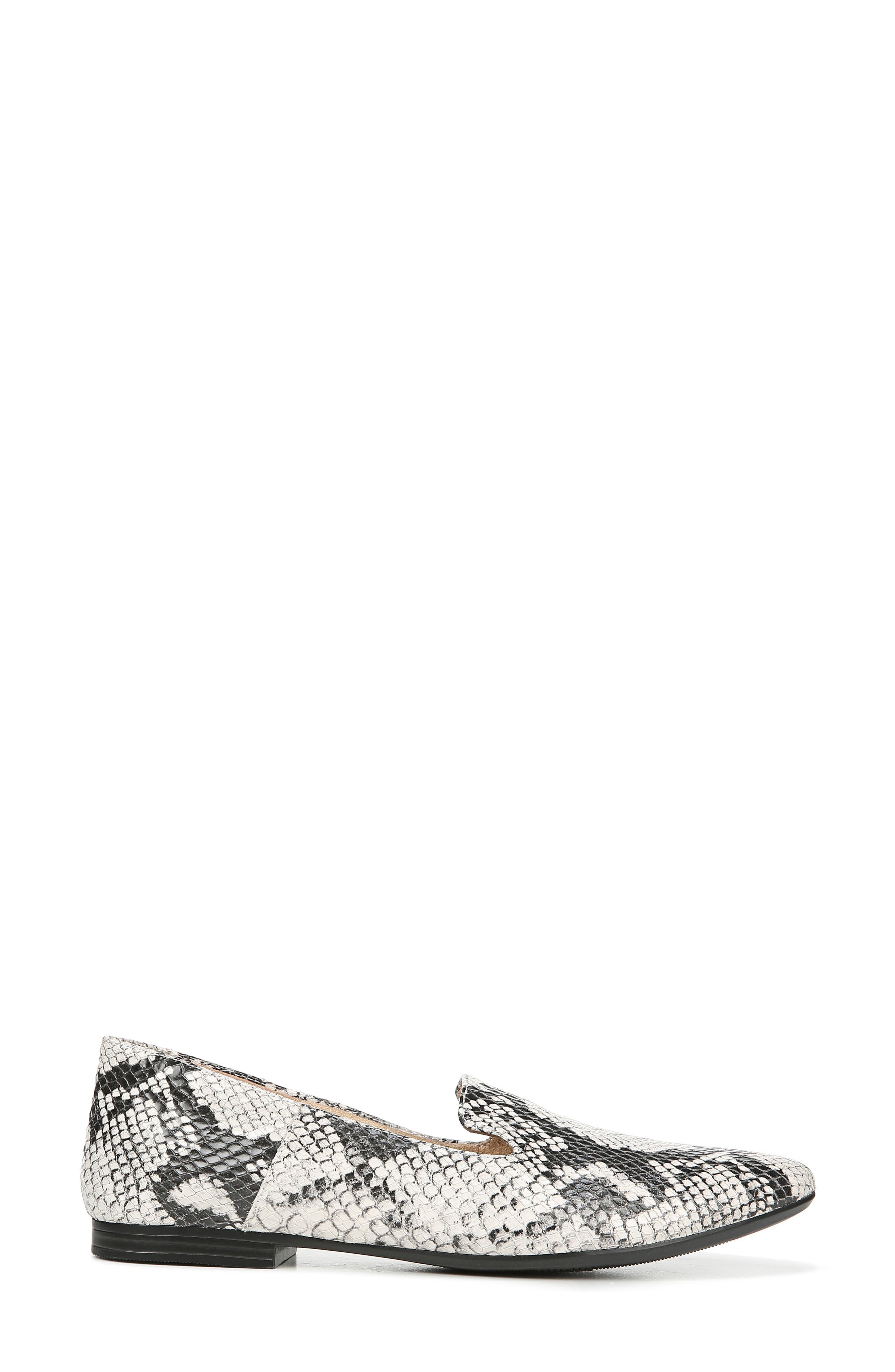 Lorna Collapsible Heel Loafer, Alternate, color, ALABASTER SNAKE